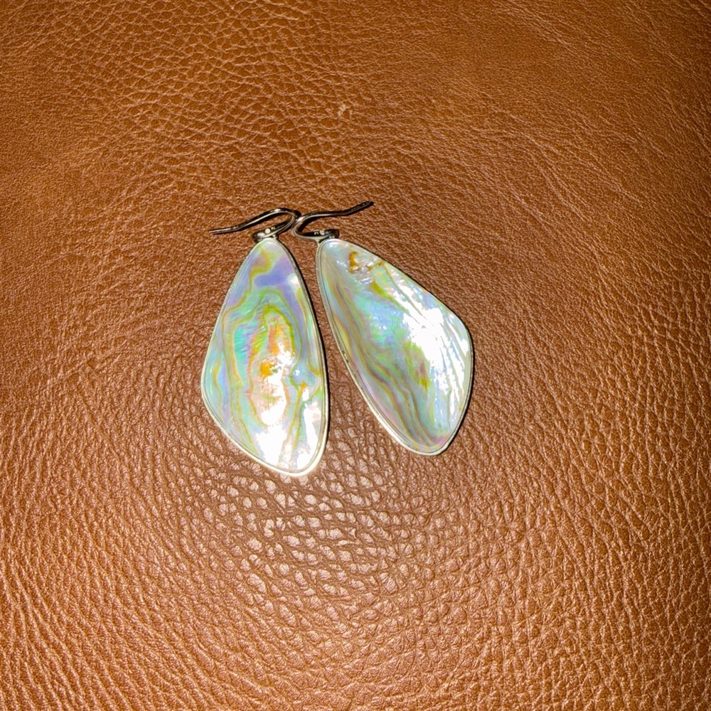 Iridescent Teardrop Earrings